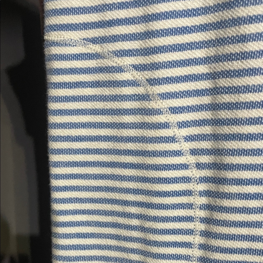 Max Edition weekend  Blue and cream stripes shirt dress, size M - Picture 3 of 4